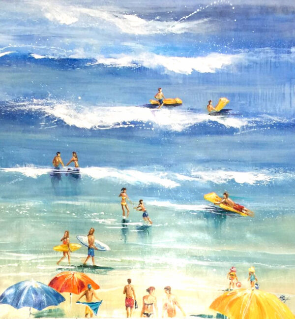 "Beach" by Farrell Douglas, size 50w x 50h