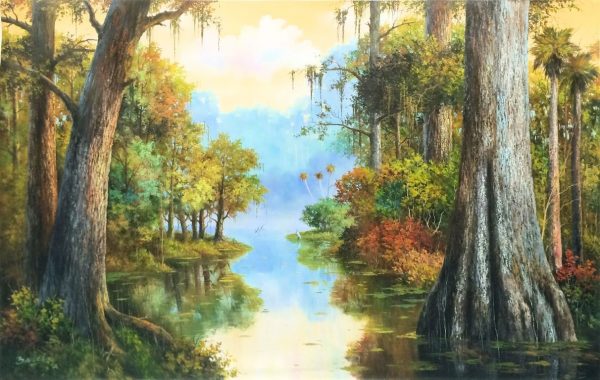 "Florida Tropical" by Villaflor Bacci, size 96w x 60h