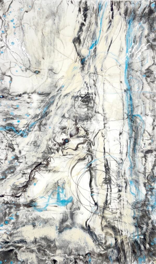 "Into the Mist" by Jacqueline Mack, size 60w x 36h