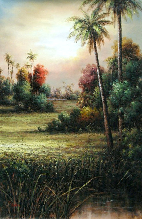 "Old Florida" by Pablo Munoz, size 40w x 60h