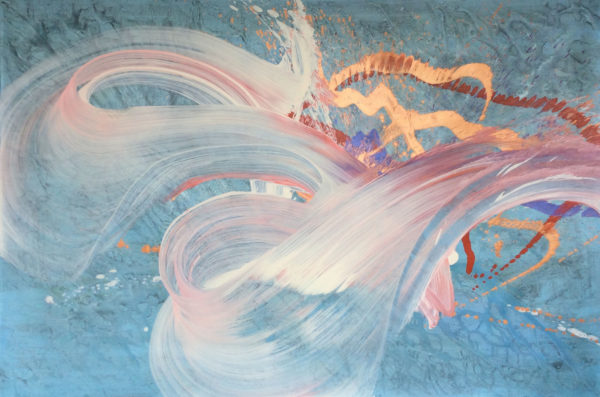 "Abstract Zen II" by Velfin, size 76w x 51h