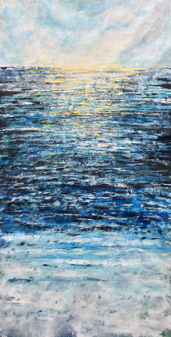 "Vivid Sunset" by Alyssa Stoff, size 36w x 70h