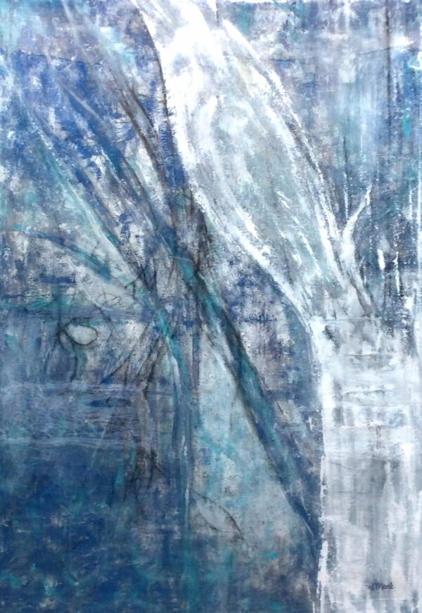 "The Blues" by Jacqueline Mack, size 40w x 60h