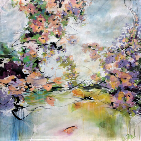 "Spring Garden" by Patricia Chute , size 47w x 47h
