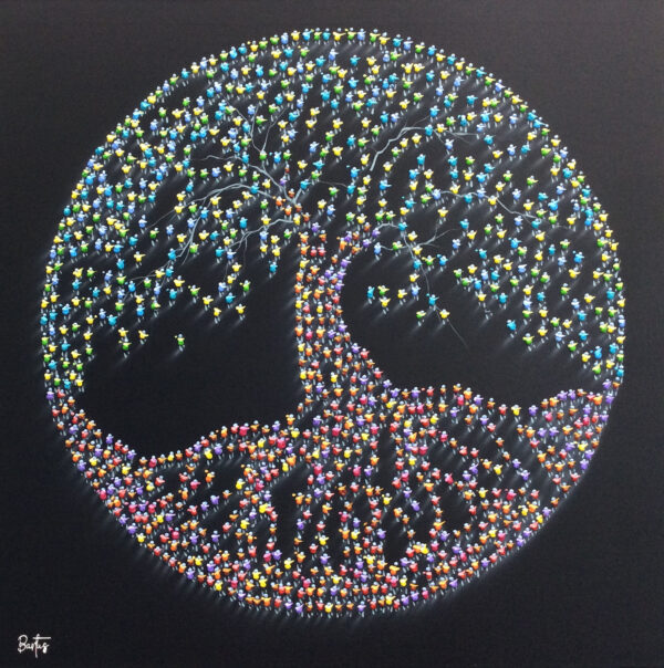 "Tree of Life" by Bartus, size 40w x 40h