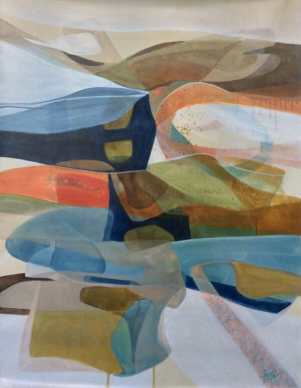 "Contemporary Mid Century 2" by Patricia Chute, size 40w x 50h