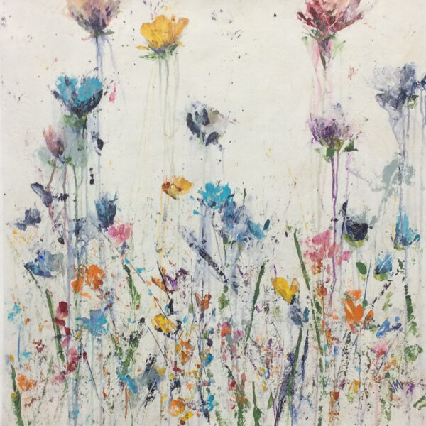 "No Gravity Floral IX" by Jodi Maas, size 30w x 30h