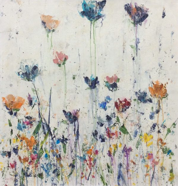 "No Gravity Floral VII" by Jodi Maas, size 30w x 30h