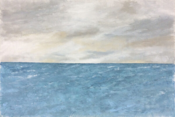"Peaceful Mood" by Gudrun Newman, size 66w x 40h