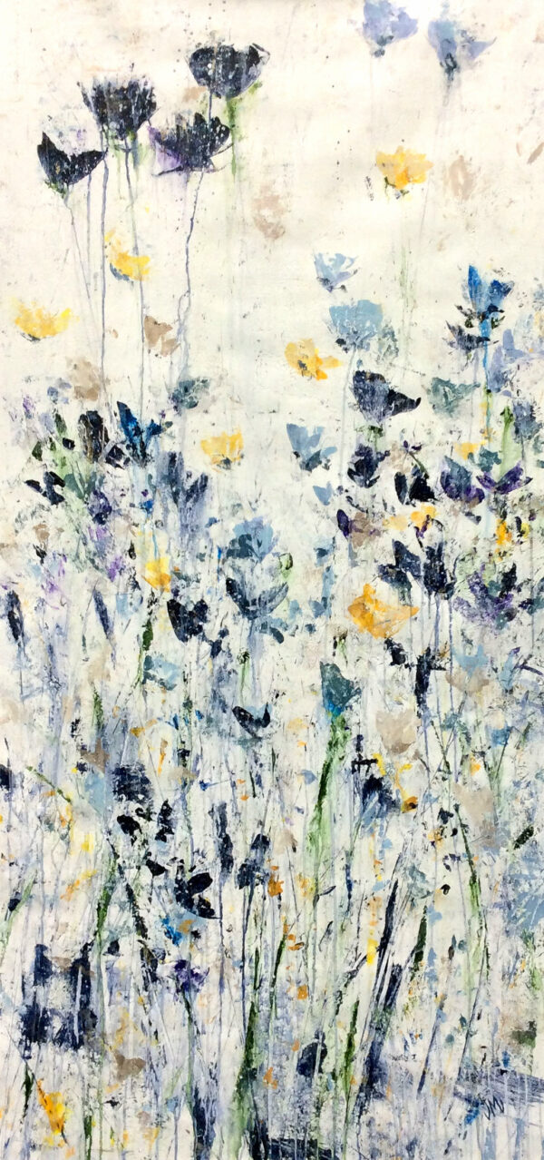 "Floating In The Garden IV" by Jodi Maas, size 30w x 60h