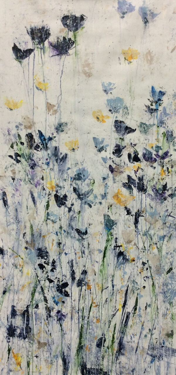 "Floating In The Garden IV" by Jodi Maas, size 30w x 60h