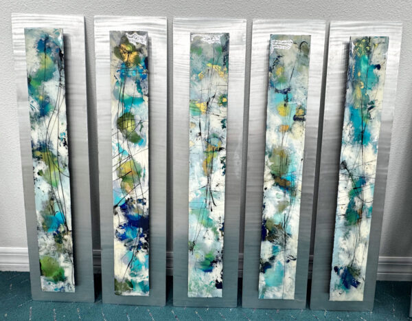 Summer Shimmer by Klieber, Set of 5 panels