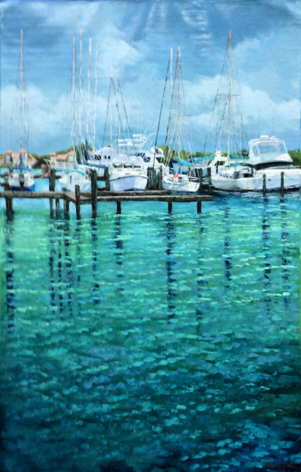 "Naples Marina Series" by Mauricio Garay, size 40 x 60 (Copy)