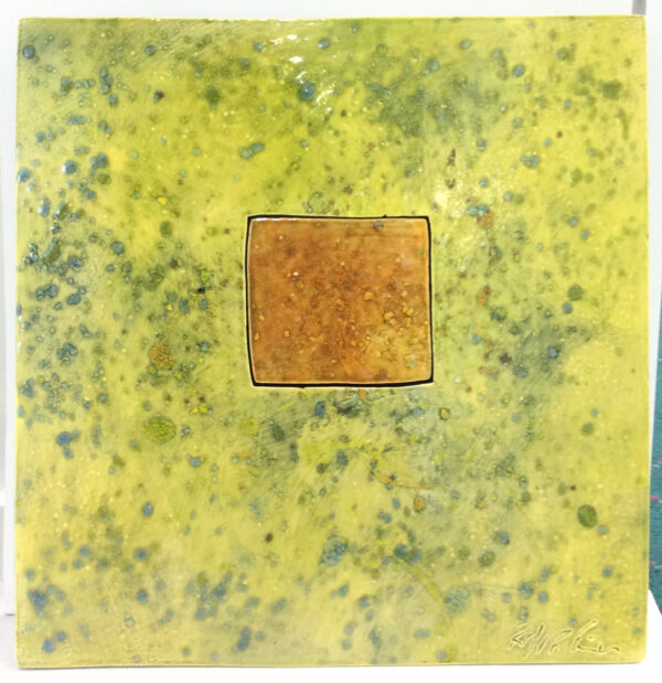 "Square Tile" by Naira Barseghian, size 13w x 13h