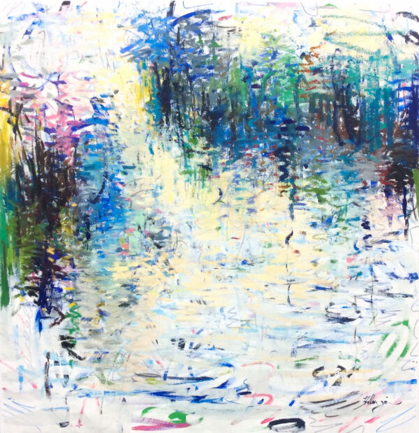"Vision Landscape" by Helen Zarin, size 50x50"