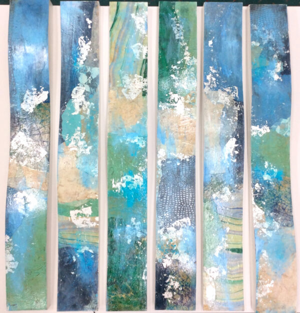"Waves" by Tiersky, Set of 6 Panels