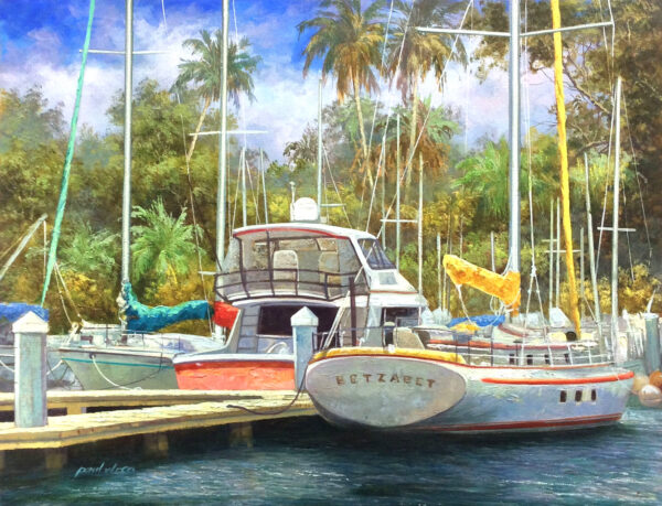 "Marina" by Paul Wren, size 20x16"