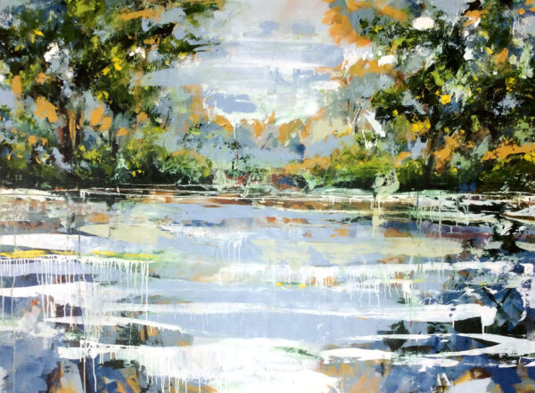 "Lake Shore" by Joshua Schicker, size 70x50"