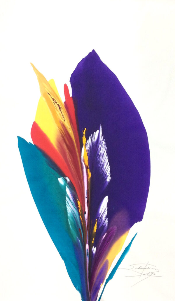 "Rio De Colores" by Robert Schoenfeld, size 46"x68"