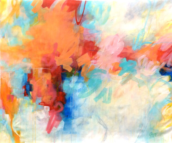 "Vibrant Summer" by Patricia Chute, size 60x47"