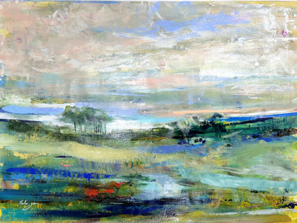 "Vista Landscape" by Helen Zarin, size 40x30"