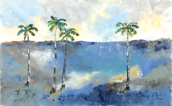 "Summer in Paradise" by Gudrun Newman, size 66" x 40"