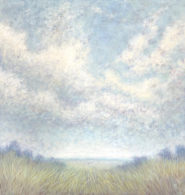 "Calm Landscape" by Jaime Hernandez, Size 60x60"