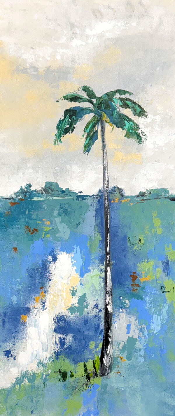 "Spring Time ll" by Gudrun Newman, size 13" x 33"