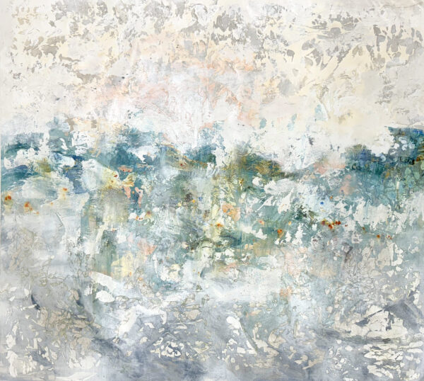 "Lake Vibe" by Alexys Henry, size 65" x 55"