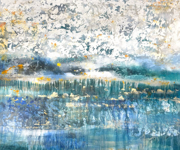 "Curveball Toss" by Alexys Henry, size 60" x 70"