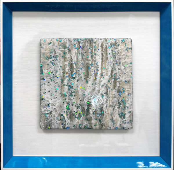 "Snowy Birch" by Jacqueline Mack, size 14x14"