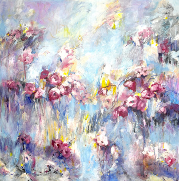 "Echoes of Spring" by Torres, size 43"x43"