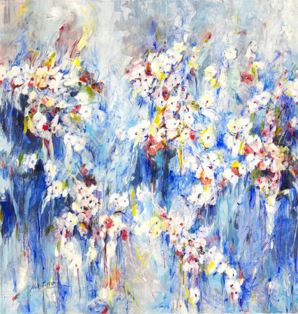 "Garden in Motion" by Torres, size 43"x43"